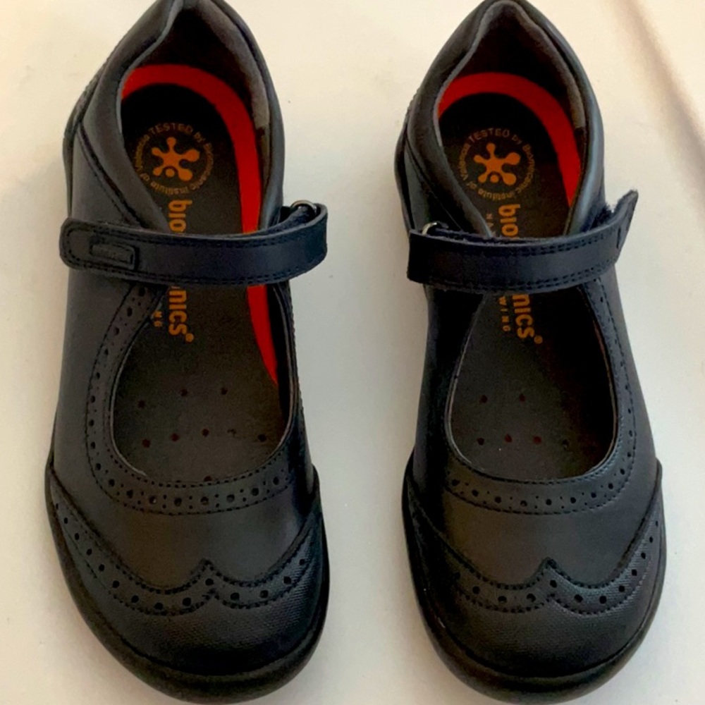 New blue school shoe
